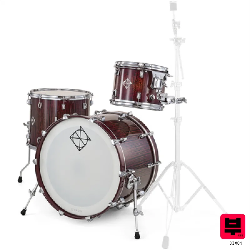Dixon 20" Artisan Walnut Map. Set RF - Drum Shell Sets