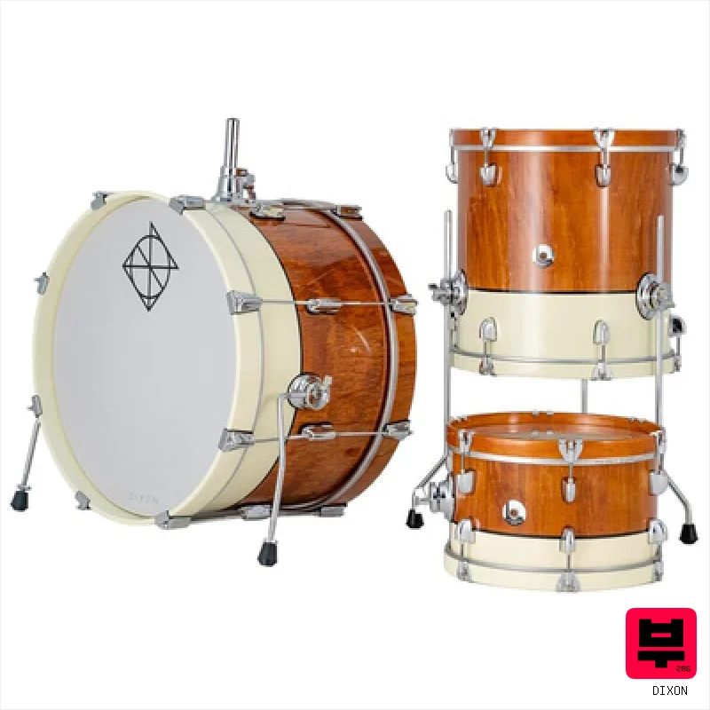 Dixon Little Roomer 3pc Select BWN - Drum Shell Sets