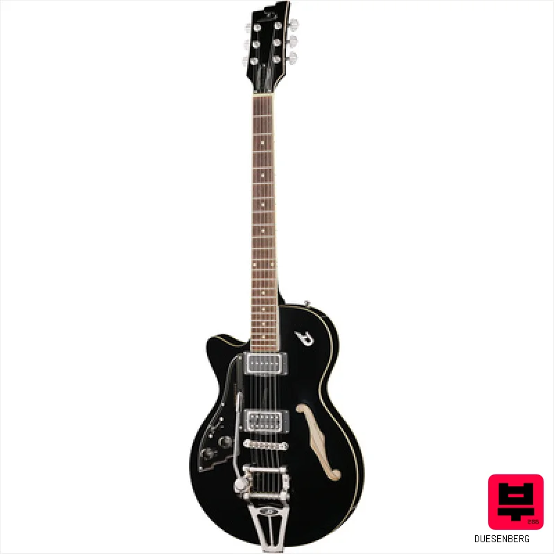 Duesenberg Starplayer TV Deep Black LH - Professional Music Instrument Photo