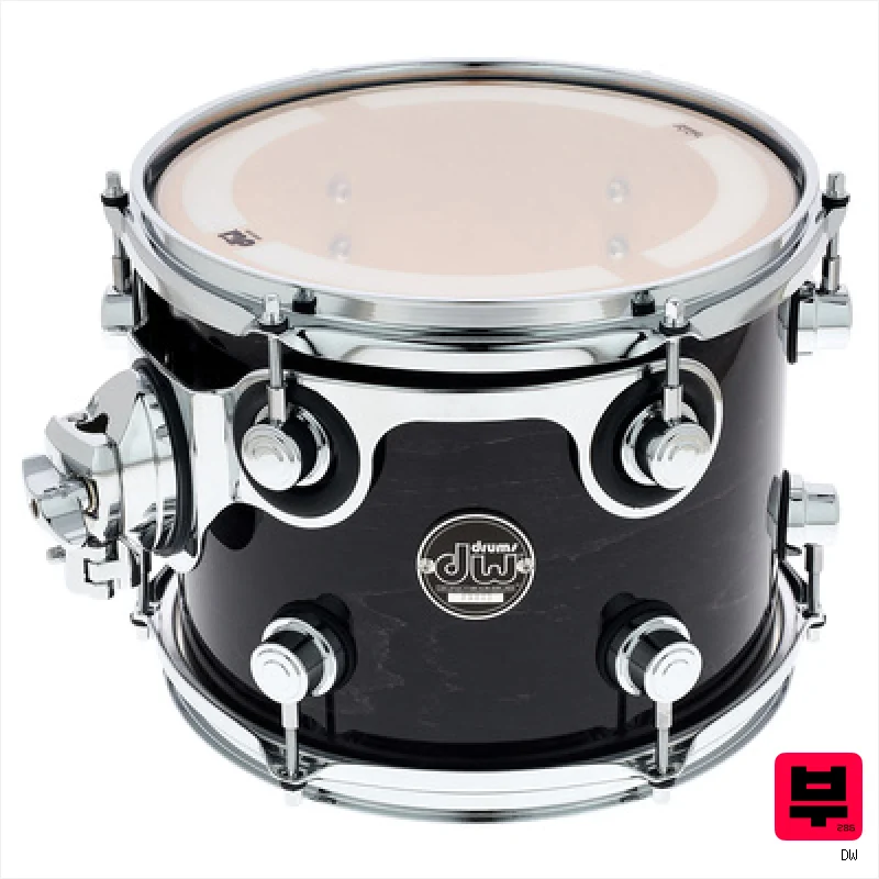 DW 10"x08" TT Performance Ebony - Professional Music Instrument Photo