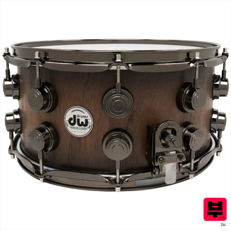 DW 14"x07" SN Walnut Ebony Burst - Professional Music Instrument Photo