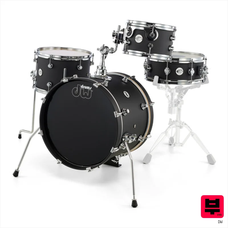 DW Design Mini Pro 18 Satin Black - Professional Music Instrument Photo