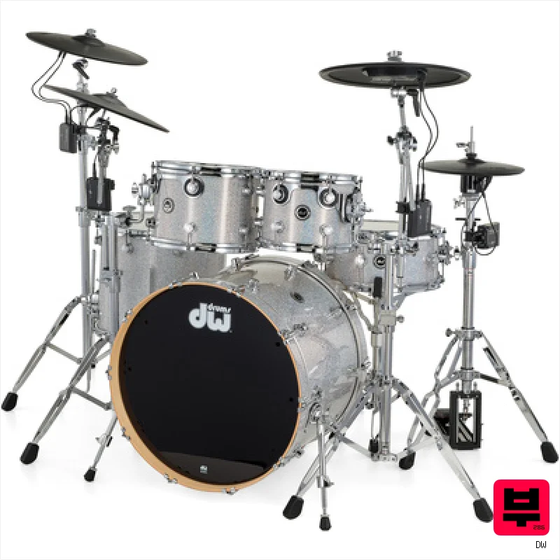DW DWe E33 V-Cymbal Drum Kit DN - Professional Music Instrument Photo