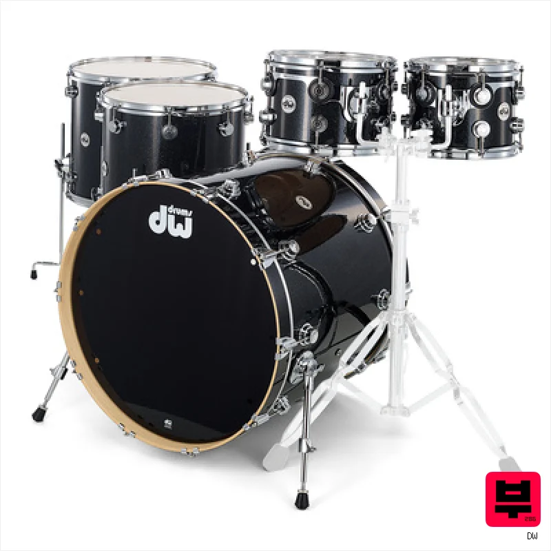 DW Finish Ply Big Rock Black Ice - Premium Drum Kits