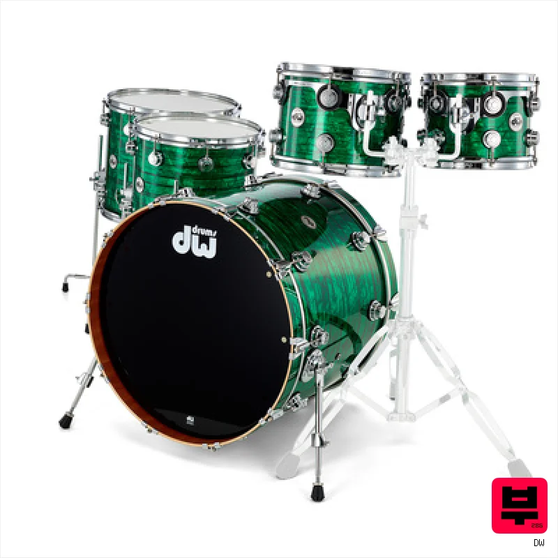 DW Finish Ply Emerald Onyx MM - Premium Drum Kits