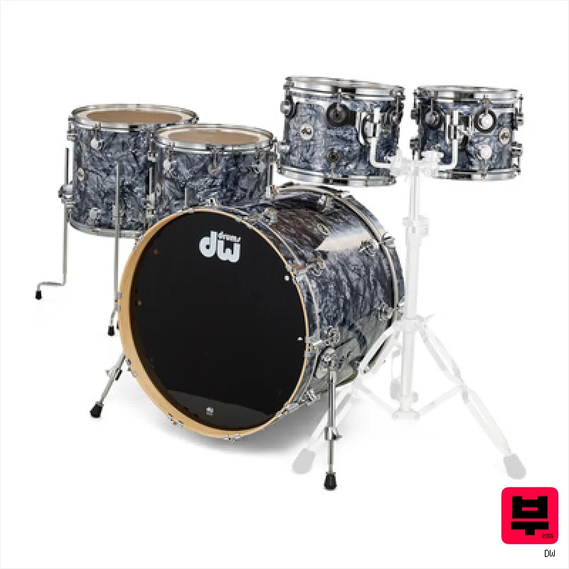 DW Finish Ply Grey Marine SSC+ - Premium Drum Kits