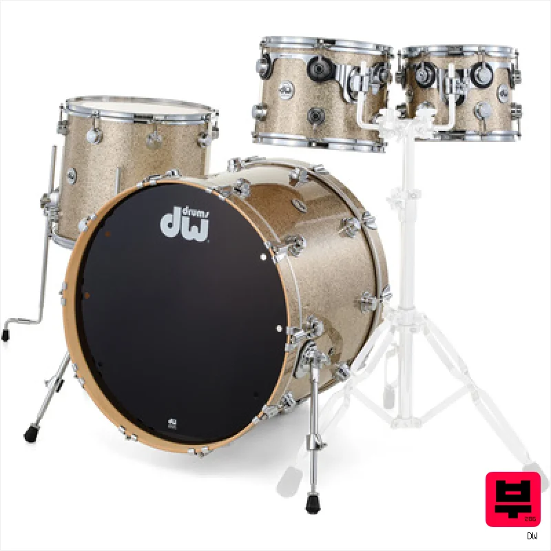DW Finish Ply Nickel Spkl. Glass - Premium Drum Kits