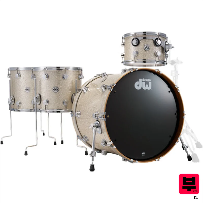 DW Finish Ply Pure Cherry BG - Premium Drum Kits
