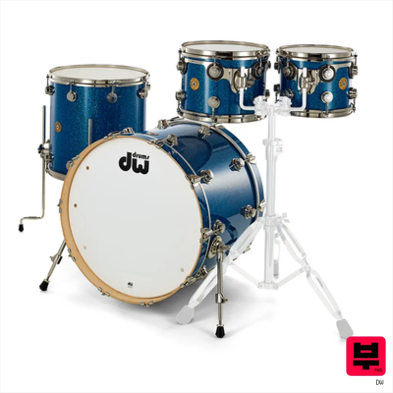 DW Jazz Series Blue Glass - Premium Drum Kits