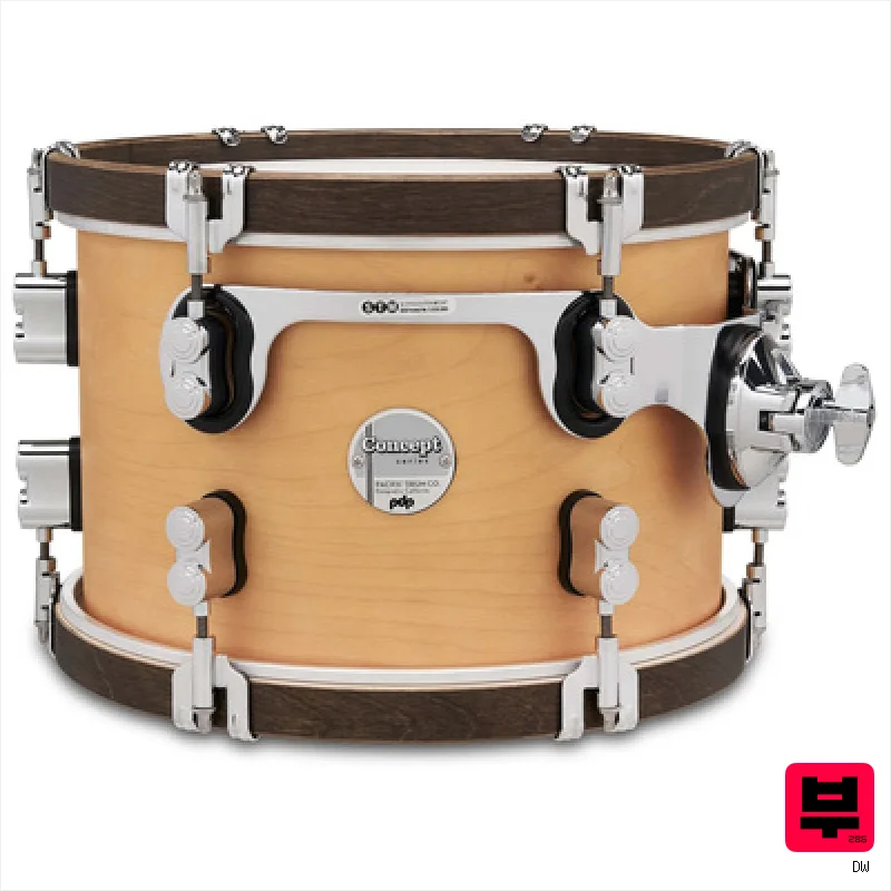 DW PDP 12"x08" CC Tom Natural - Professional Music Instrument Photo