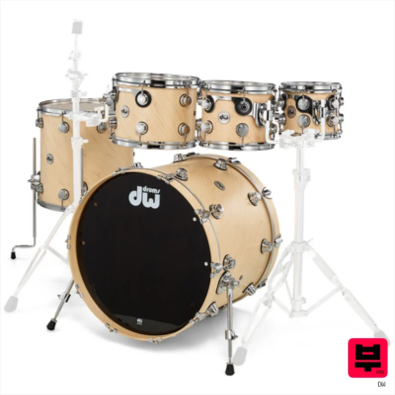 DW Satin Oil Fusion Set - Natural - Premium Drum Kits