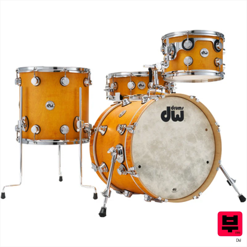 DW Satin Oil Jazz Kit Amber - Premium Drum Kits