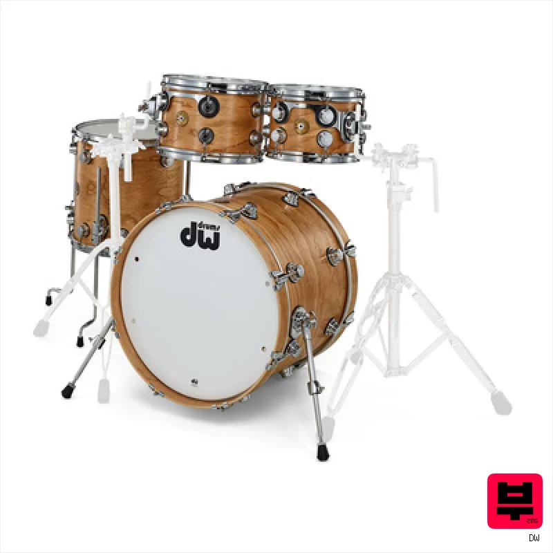 DW Satin Oil Studio Cherry Gum N. - Premium Drum Kits