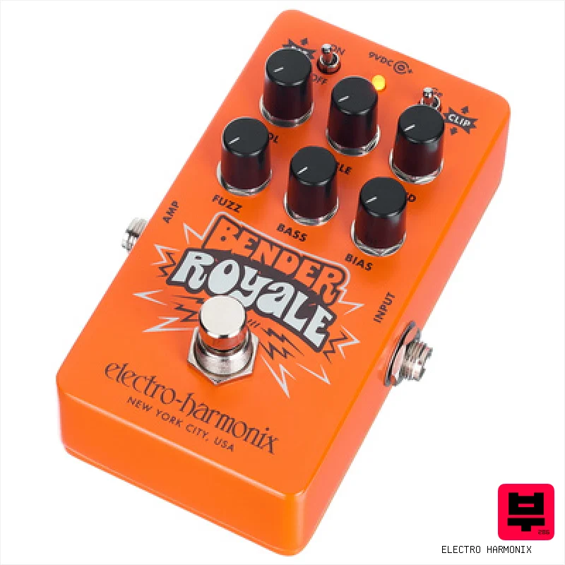Electro Harmonix Bender Royale Fuzz Orange - Distortion Pedals