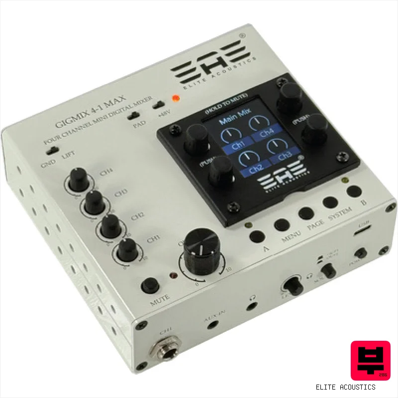 Elite Acoustics GigMix 4-1 MAX - Digital Mixers