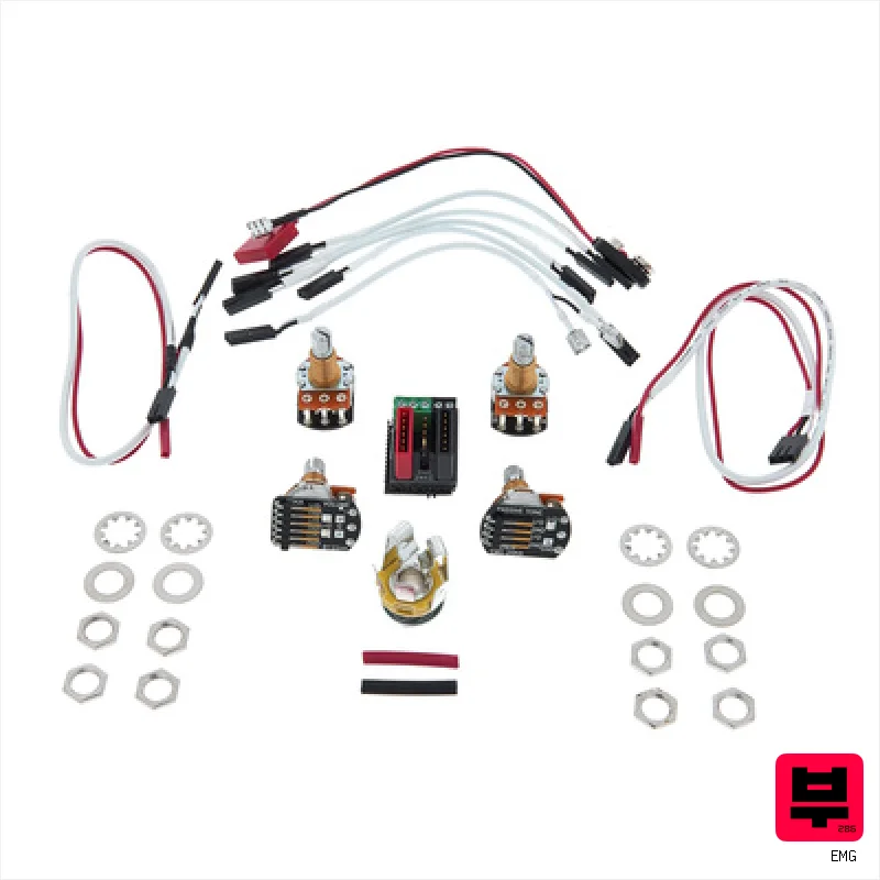 EMG 1 or 2 Pickups Wiring Kit - Electronics for Guitars