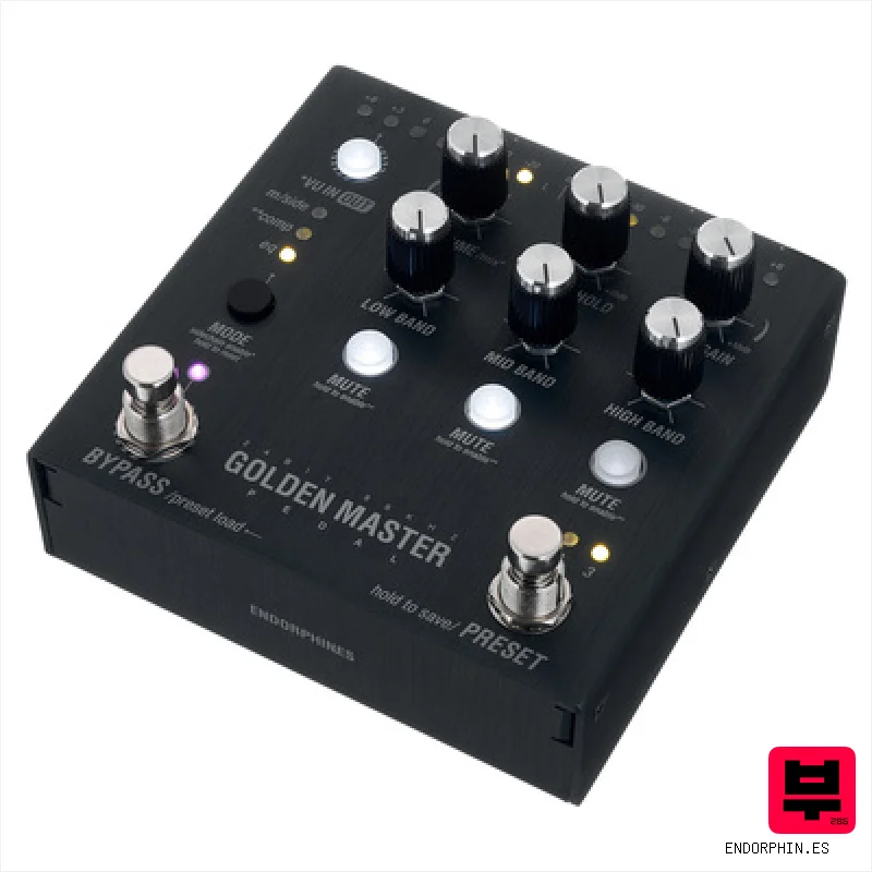 Endorphin.es Golden Master Pedal Black - Professional Music Instrument Photo