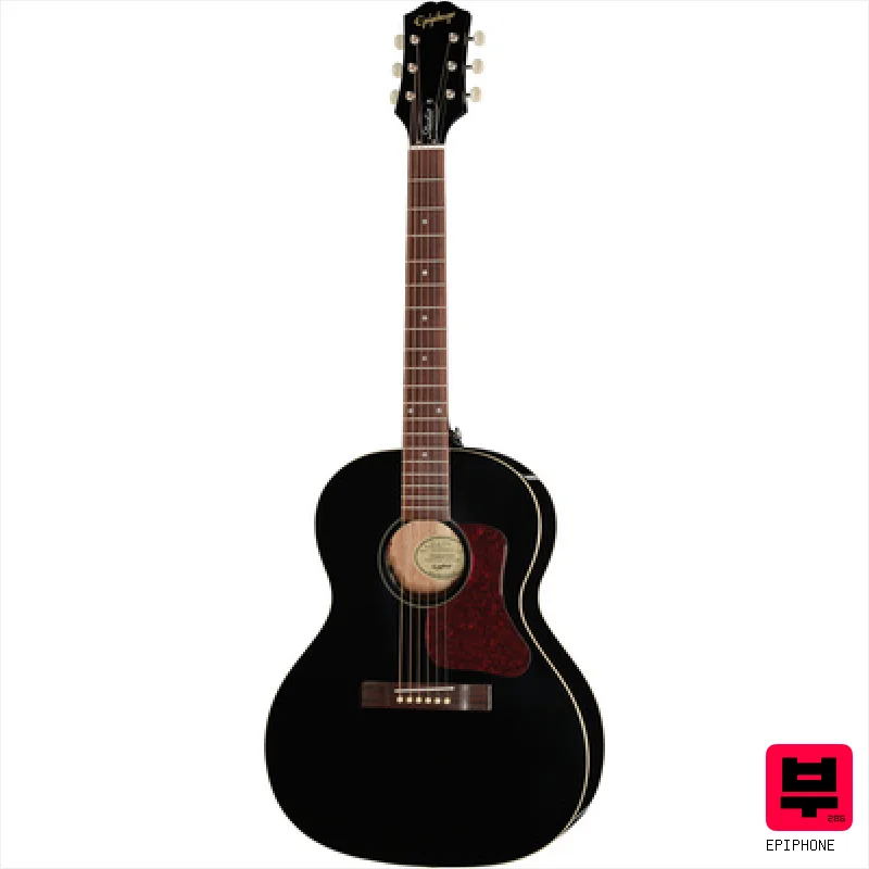 Epiphone Blues King Studio Ebony - 0/00/000 Acoustic Guitars