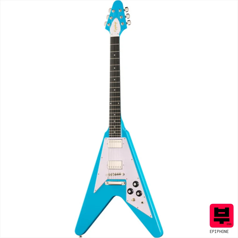 Epiphone Flying V 70s Maui Blue - Heavy Guitars
