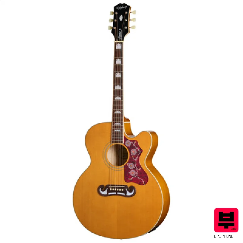 Epiphone J-200 Studio EC Natural - Professional Music Instrument Photo