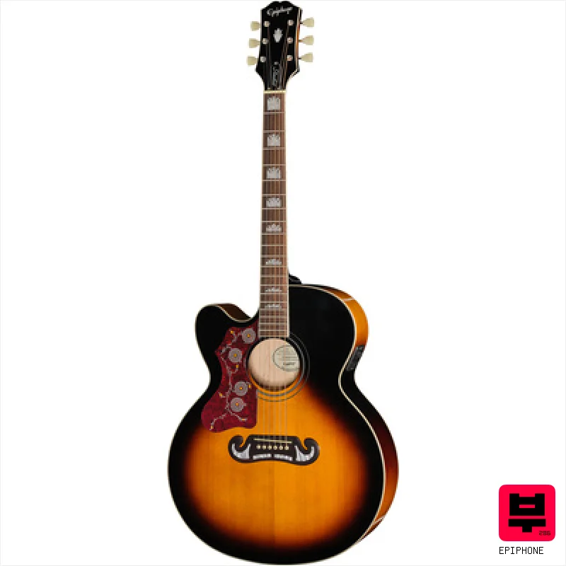 Epiphone J-200 Studio EC VS LH - Professional Music Instrument Photo