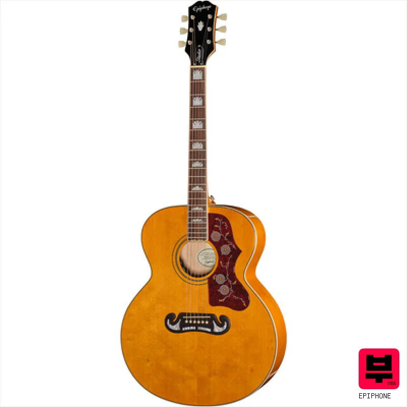 Epiphone J-200 Studio Natural - Professional Music Instrument Photo