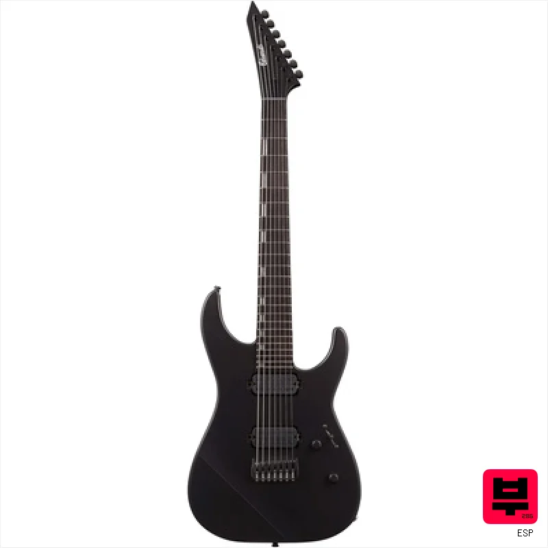 ESP Edwards M-II-7 MBKS - Professional Music Instrument Photo