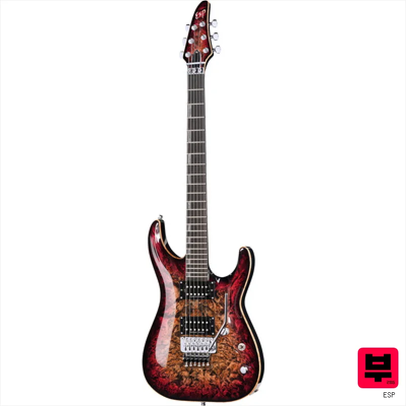 ESP Horizon FR CTM BM Reptile Red - Professional Music Instrument Photo