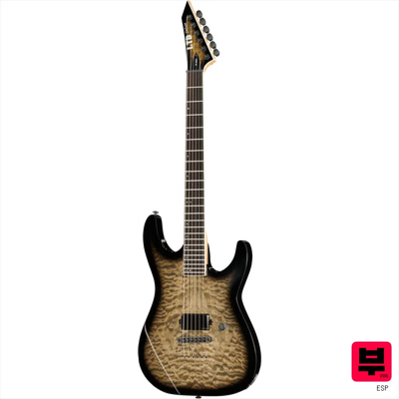 ESP LTD M-1001NT QM Charc. Burst - ST Style Guitars