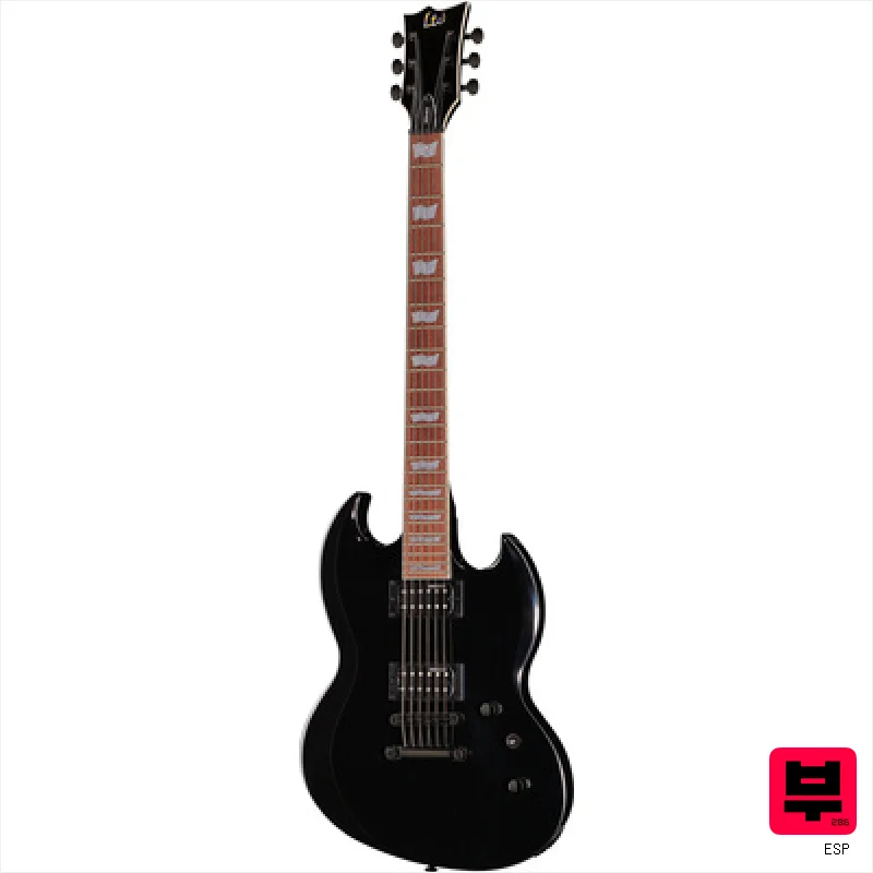 ESP LTD Viper-201B Baritone Black - Professional Music Instrument Photo
