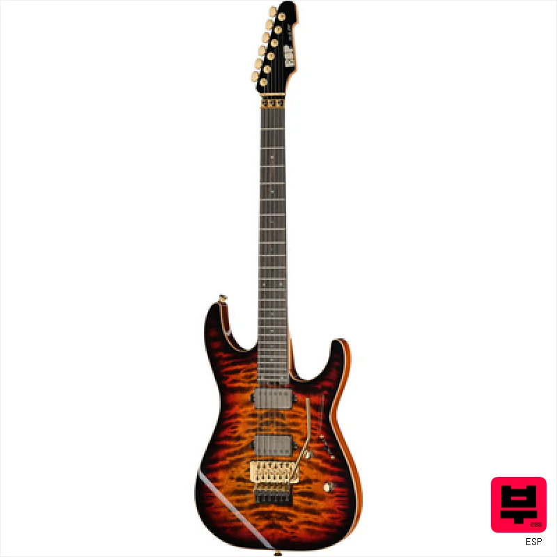 ESP M-II FR QM TESB GH EMG - Professional Music Instrument Photo