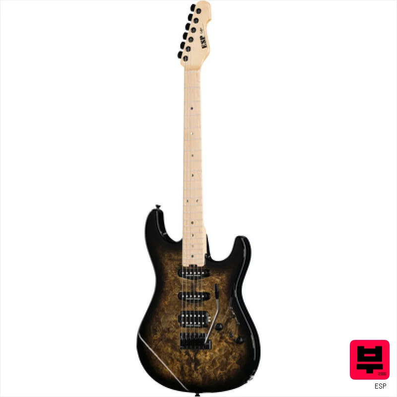 ESP Snapper CTM Poplar Burl NBB - Professional Music Instrument Photo