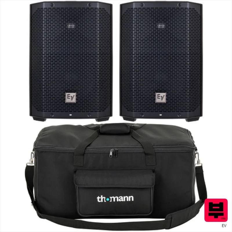 EV Everse 8 Bag Bundle - Active Full-Range PA Speakers