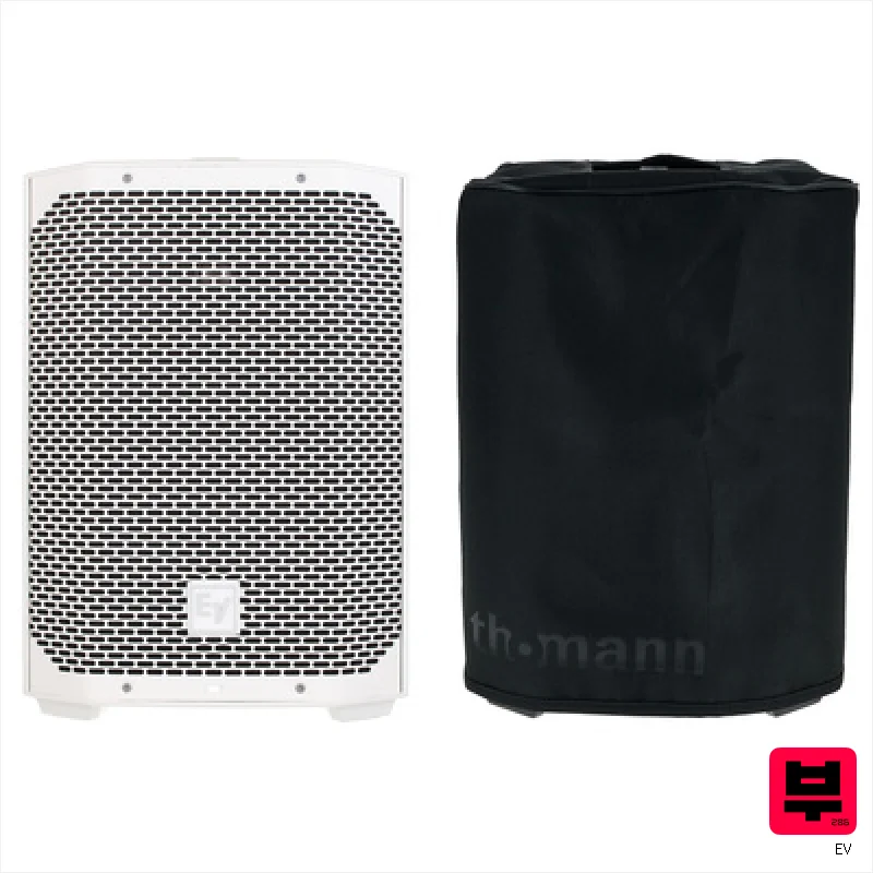 EV Everse 8 White Cover Bundle - Active Full-Range PA Speakers
