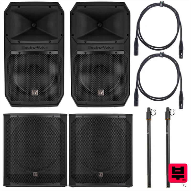 EV EVIVA 12P/18SP Power Bundle - Professional Music Instrument Photo