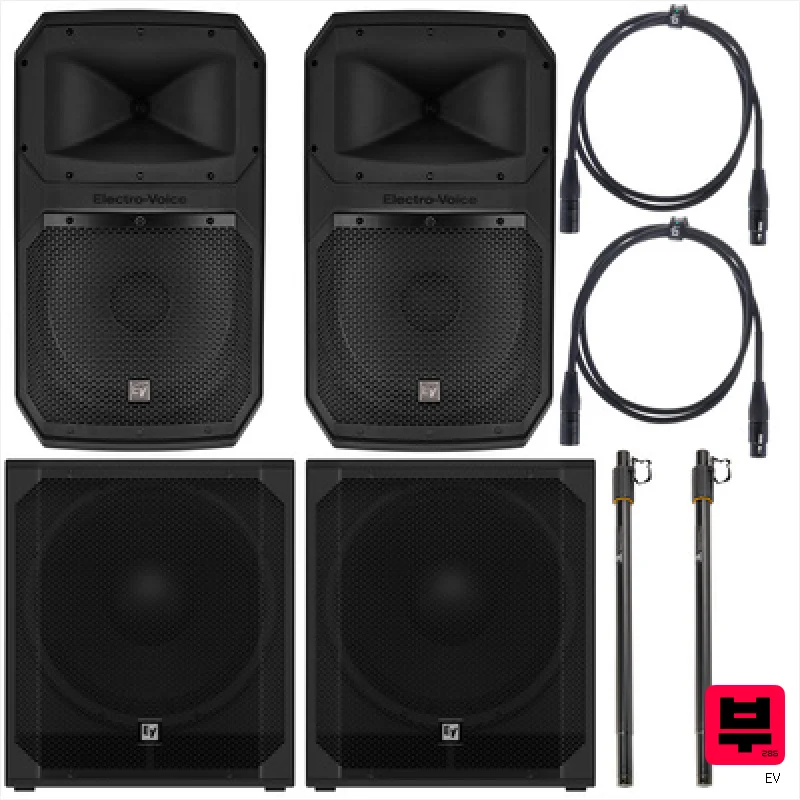 EV EVIVA 15P/18SP Power Bundle - Professional Music Instrument Photo