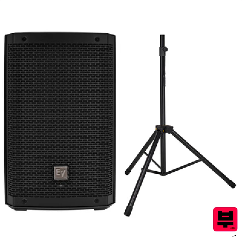 EV ZLX 8P G2 Stand Bundle - Active Full-Range PA Speakers