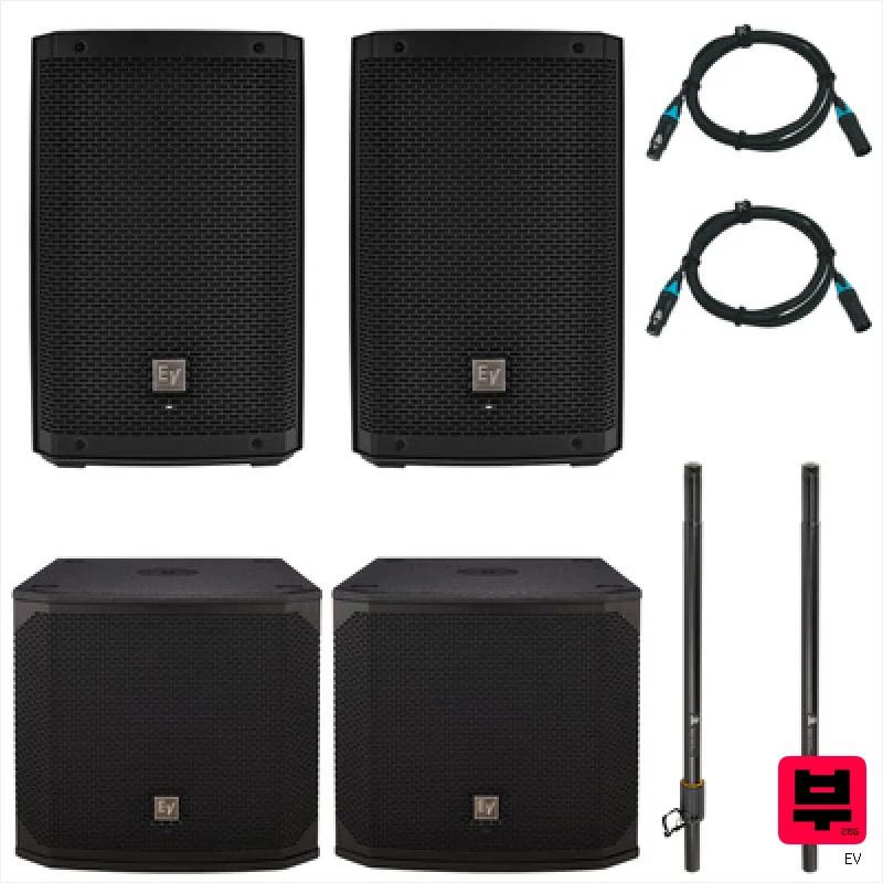 EV ZLX 8PG2/ELX 12SP Power Bundle - Band PA Sets
