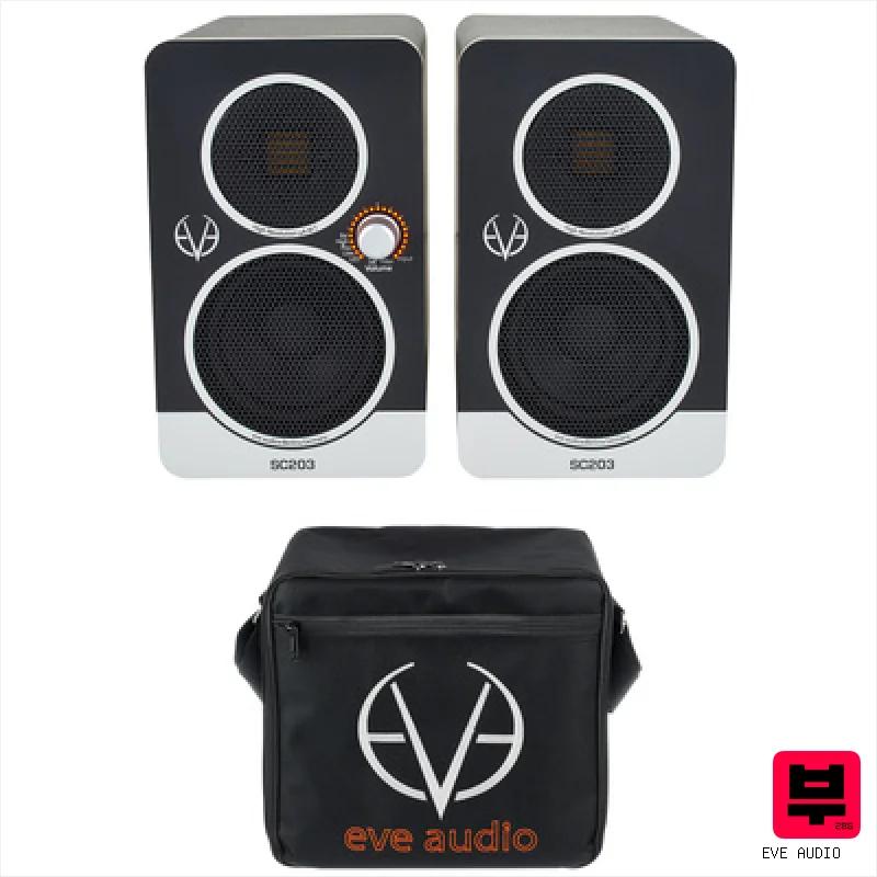 EVE Audio SC203 Bag Bundle - Active Nearfield Monitors