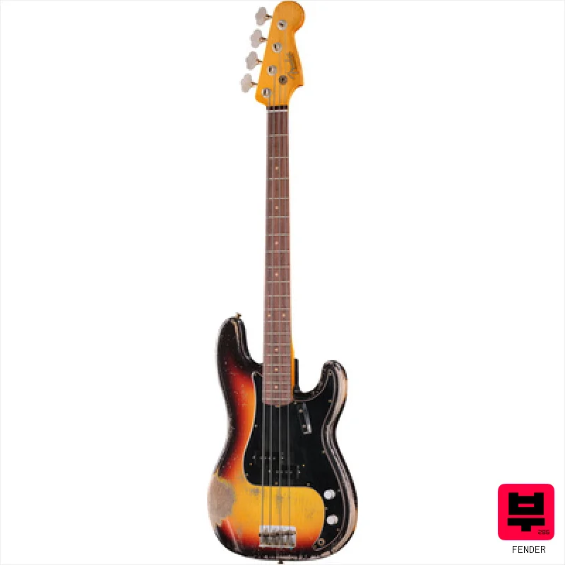 Fender 1963 P-Bass Relic 3-CS MBGF - Professional Music Instrument Photo