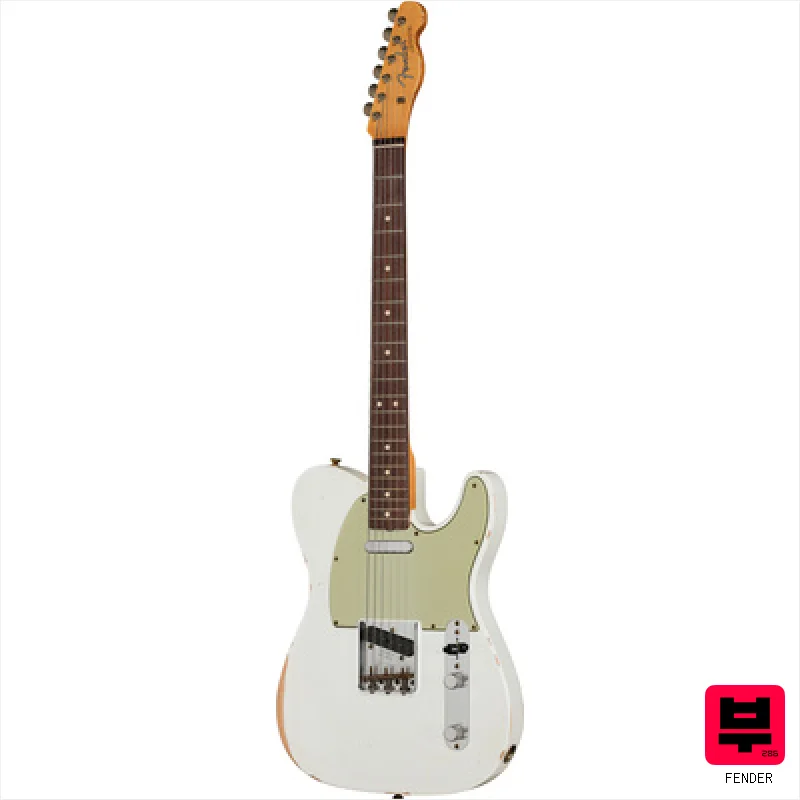 Fender 63 Tele Relic Olympic White - T Style Guitars