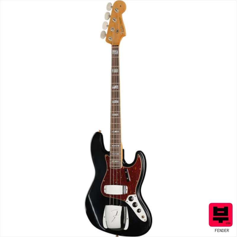 Fender 66 J-Bass JM Relic LTD Black - Professional Music Instrument Photo
