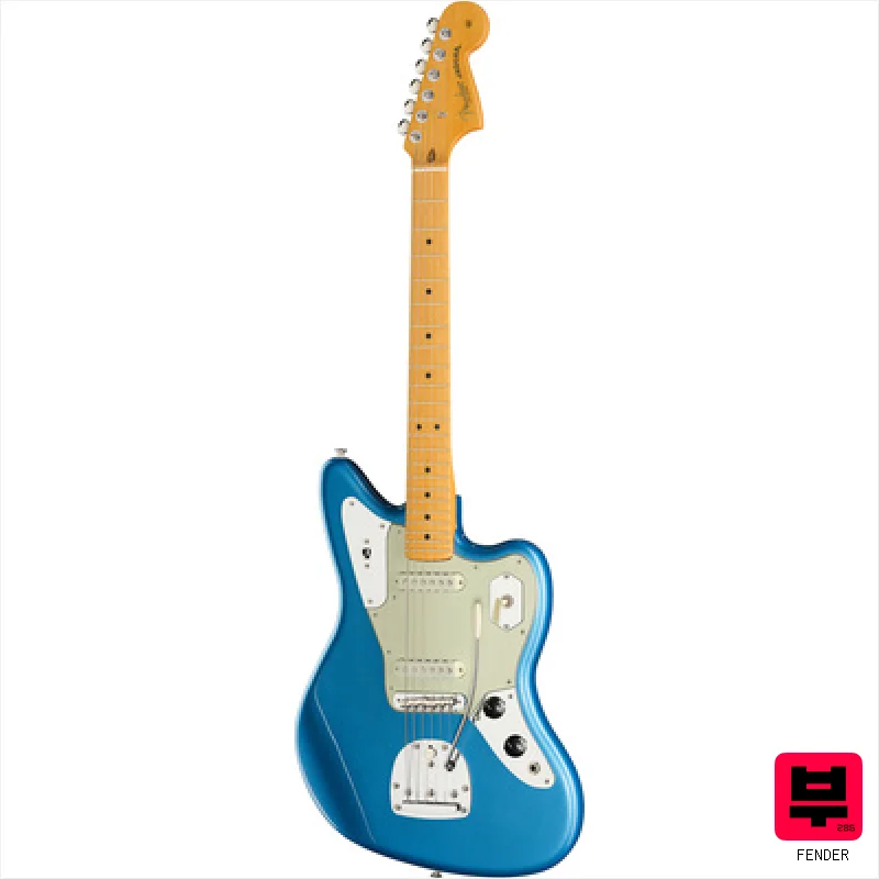 Fender Am Pro Clsc Jaguar MN FLPB - Professional Music Instrument Photo