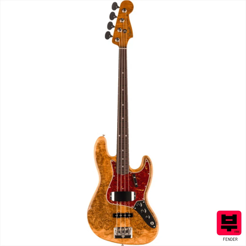 Fender Artisan Maple Burl J-Bass AN - Professional Music Instrument Photo