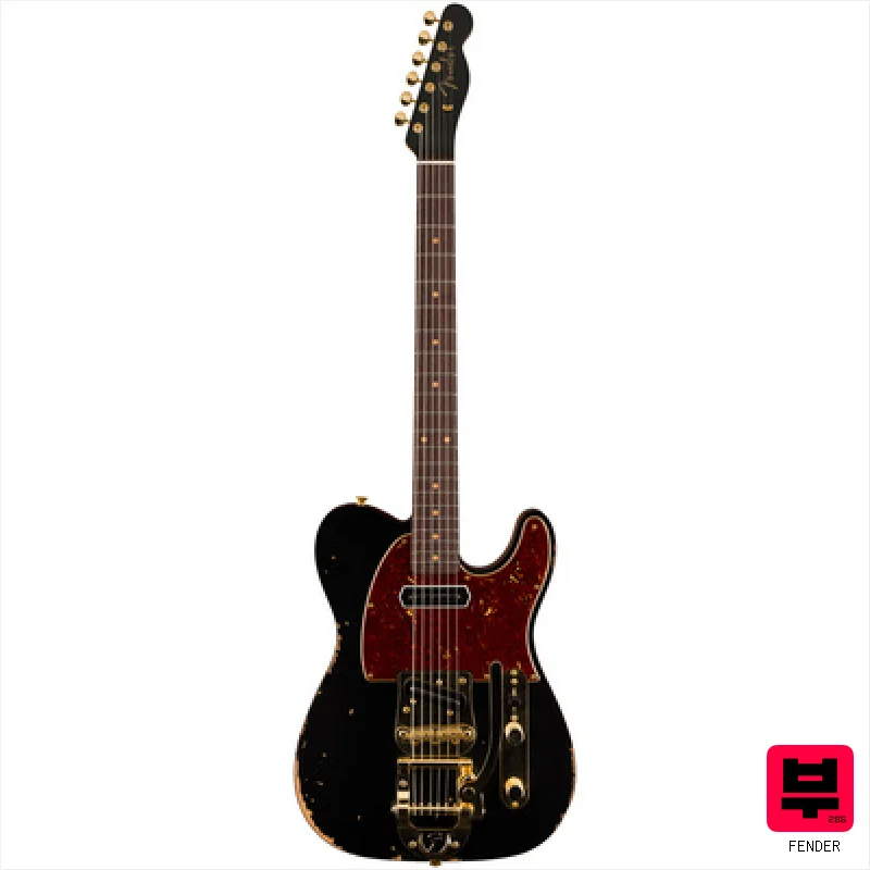 Fender LTD Bow Tie Tele Bigsby BK - Premium Guitars