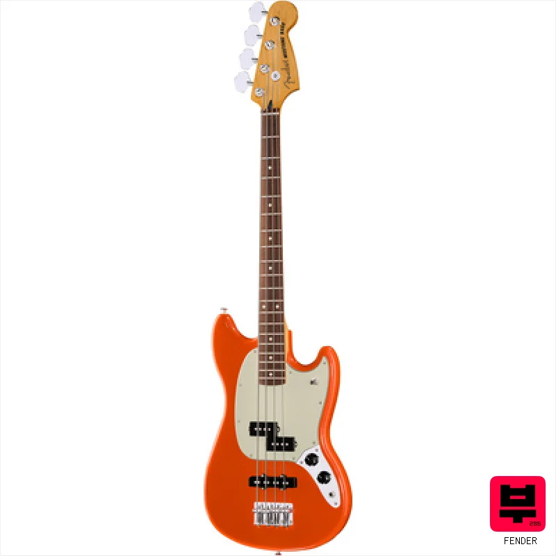 Fender Player II Mustang Bass RW RLO - Professional Music Instrument Photo