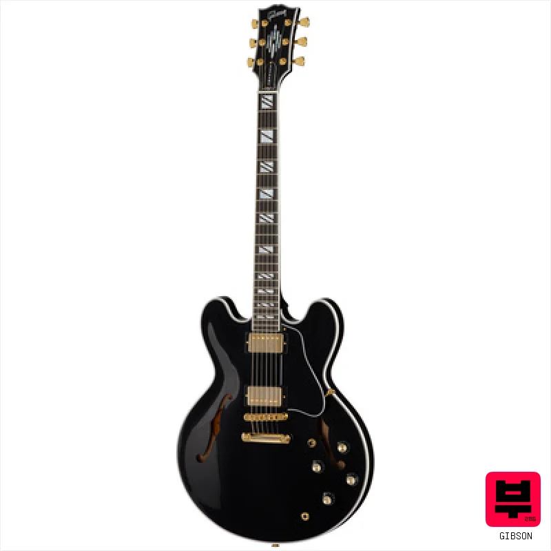Gibson ES Supreme Gloss Ebony - Professional Music Instrument Photo