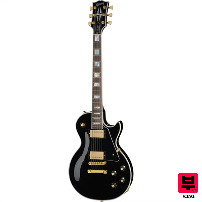 Gibson Les Paul Custom 70s Ebony - Single Cut Guitars