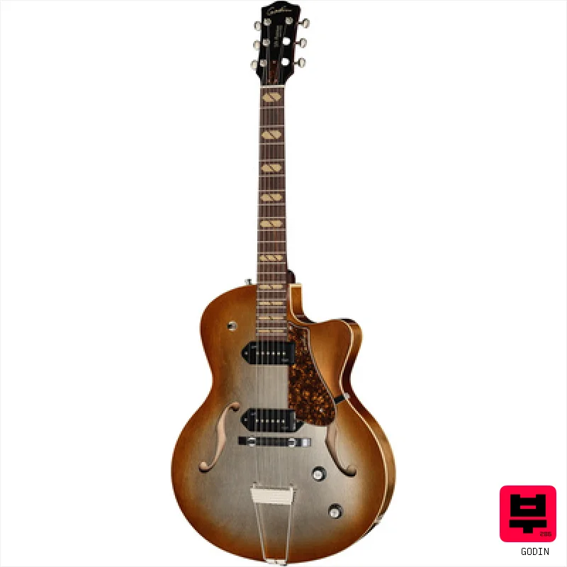 Godin 5th Ave Kingpin II DLX Copper - Professional Music Instrument Photo