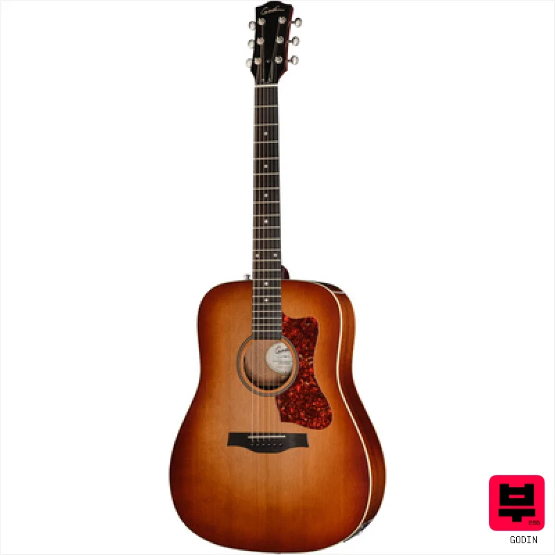Godin Century Maho Cognac Burst EQ - Dreadnought Acoustic Guitars